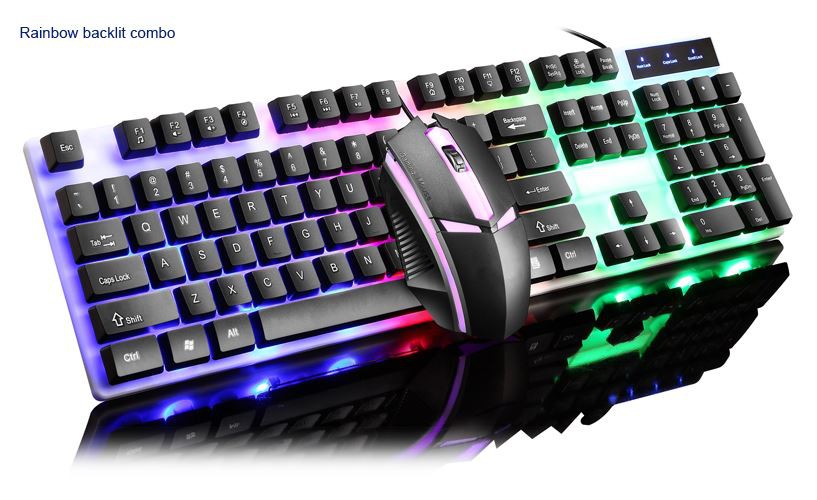 Wired Gaming Keyboard And Mouse Combo For Esport fearture 1