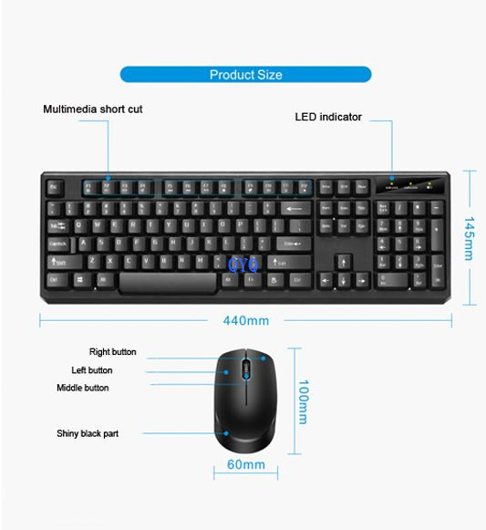 keyboard and mouse combo wireless 10