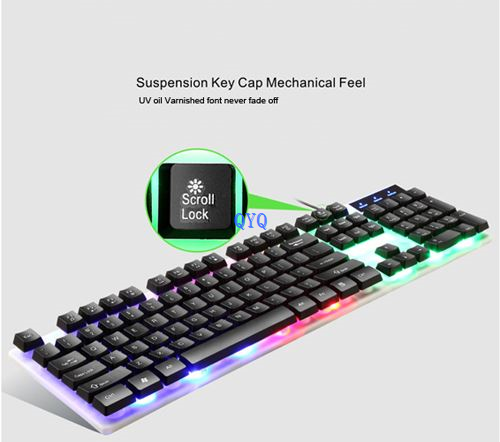 rainbow backlight game keyboard 1