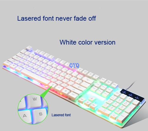 rainbow backlight game keyboard 2