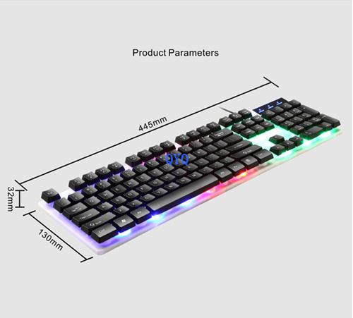 rainbow backlight game keyboard 6